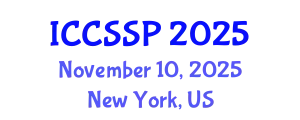 International Conference on Circuits, Systems, and Signal Processing (ICCSSP) November 10, 2025 - New York, United States