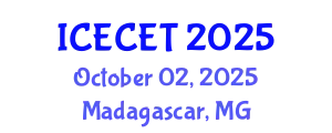 International Conference on Early Childhood Education and Technology (ICECET) October 02, 2025 - Madagascar, Madagascar