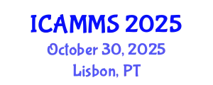 International Conference on Applied Mathematics, Modelling and Simulation (ICAMMS) October 30, 2025 - Lisbon, Portugal