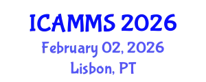 International Conference on Applied Mathematics, Modelling and Simulation (ICAMMS) February 02, 2026 - Lisbon, Portugal