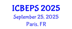 International Conference on Behavioral, Educational and Psychological Sciences (ICBEPS) September 25, 2025 - Paris, France