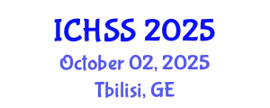 International Conference on Human and Social Sciences (ICHSS) October 02, 2025 - Tbilisi, Georgia
