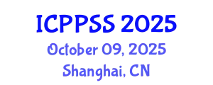 International Conference on Public Policy and Social Sciences (ICPPSS) October 09, 2025 - Shanghai, China