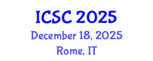 International Conference on Sociology and Criminology (ICSC) December 18, 2025 - Rome, Italy