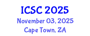 International Conference on Sociology and Criminology (ICSC) November 03, 2025 - Cape Town, South Africa