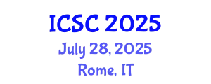 International Conference on Sociology and Criminology (ICSC) July 28, 2025 - Rome, Italy