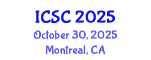 International Conference on Sociology and Criminology (ICSC) October 30, 2025 - Montreal, Canada