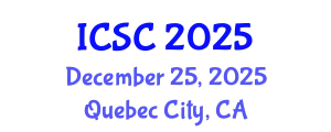 International Conference on Sociology and Criminology (ICSC) December 25, 2025 - Quebec City, Canada