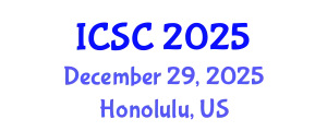 International Conference on Sociology and Criminology (ICSC) December 29, 2025 - Honolulu, United States