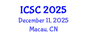 International Conference on Sociology and Criminology (ICSC) December 11, 2025 - Macau, China