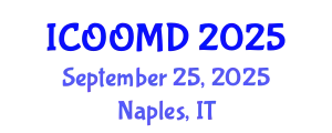 International Conference on Osteoporosis, Osteoarthritis and Musculoskeletal Diseases (ICOOMD) September 25, 2025 - Naples, Italy