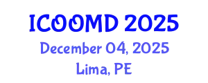 International Conference on Osteoporosis, Osteoarthritis and Musculoskeletal Diseases (ICOOMD) December 04, 2025 - Lima, Peru