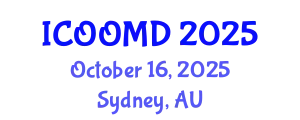 International Conference on Osteoporosis, Osteoarthritis and Musculoskeletal Diseases (ICOOMD) October 16, 2025 - Sydney, Australia