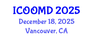 International Conference on Osteoporosis, Osteoarthritis and Musculoskeletal Diseases (ICOOMD) December 18, 2025 - Vancouver, Canada