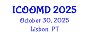 International Conference on Osteoporosis, Osteoarthritis and Musculoskeletal Diseases (ICOOMD) October 30, 2025 - Lisbon, Portugal