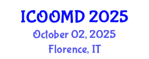 International Conference on Osteoporosis, Osteoarthritis and Musculoskeletal Diseases (ICOOMD) October 02, 2025 - Florence, Italy
