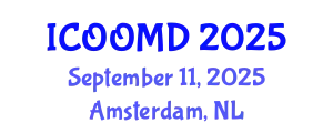 International Conference on Osteoporosis, Osteoarthritis and Musculoskeletal Diseases (ICOOMD) September 11, 2025 - Amsterdam, Netherlands