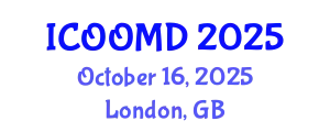 International Conference on Osteoporosis, Osteoarthritis and Musculoskeletal Diseases (ICOOMD) October 16, 2025 - London, United Kingdom