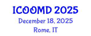 International Conference on Osteoporosis, Osteoarthritis and Musculoskeletal Diseases (ICOOMD) December 18, 2025 - Rome, Italy