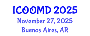 International Conference on Osteoporosis, Osteoarthritis and Musculoskeletal Diseases (ICOOMD) November 27, 2025 - Buenos Aires, Argentina