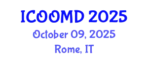International Conference on Osteoporosis, Osteoarthritis and Musculoskeletal Diseases (ICOOMD) October 09, 2025 - Rome, Italy