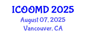 International Conference on Osteoporosis, Osteoarthritis and Musculoskeletal Diseases (ICOOMD) August 07, 2025 - Vancouver, Canada