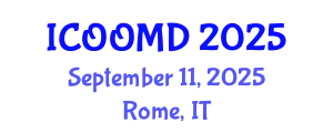 International Conference on Osteoporosis, Osteoarthritis and Musculoskeletal Diseases (ICOOMD) September 11, 2025 - Rome, Italy