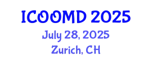 International Conference on Osteoporosis, Osteoarthritis and Musculoskeletal Diseases (ICOOMD) July 28, 2025 - Zurich, Switzerland