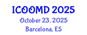 International Conference on Osteoporosis, Osteoarthritis and Musculoskeletal Diseases (ICOOMD) October 23, 2025 - Barcelona, Spain