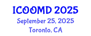 International Conference on Osteoporosis, Osteoarthritis and Musculoskeletal Diseases (ICOOMD) September 25, 2025 - Toronto, Canada