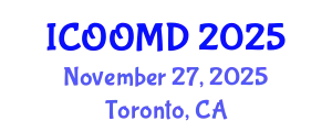 International Conference on Osteoporosis, Osteoarthritis and Musculoskeletal Diseases (ICOOMD) November 27, 2025 - Toronto, Canada