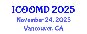 International Conference on Osteoporosis, Osteoarthritis and Musculoskeletal Diseases (ICOOMD) November 24, 2025 - Vancouver, Canada