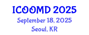 International Conference on Osteoporosis, Osteoarthritis and Musculoskeletal Diseases (ICOOMD) September 18, 2025 - Seoul, Republic of Korea