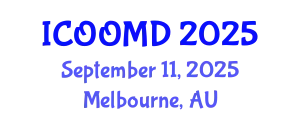 International Conference on Osteoporosis, Osteoarthritis and Musculoskeletal Diseases (ICOOMD) September 11, 2025 - Melbourne, Australia