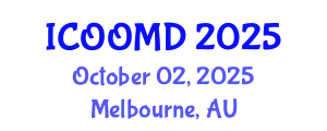 International Conference on Osteoporosis, Osteoarthritis and Musculoskeletal Diseases (ICOOMD) October 02, 2025 - Melbourne, Australia