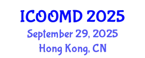 International Conference on Osteoporosis, Osteoarthritis and Musculoskeletal Diseases (ICOOMD) September 29, 2025 - Hong Kong, China