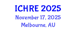 International Conference on Human Reproduction and Embryology (ICHRE) November 17, 2025 - Melbourne, Australia
