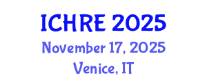 International Conference on Human Reproduction and Embryology (ICHRE) November 17, 2025 - Venice, Italy