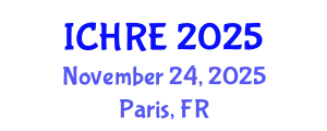 International Conference on Human Reproduction and Embryology (ICHRE) November 24, 2025 - Paris, France