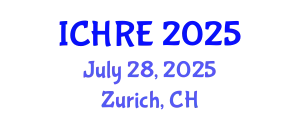 International Conference on Human Reproduction and Embryology (ICHRE) July 28, 2025 - Zurich, Switzerland