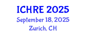 International Conference on Human Reproduction and Embryology (ICHRE) September 18, 2025 - Zurich, Switzerland
