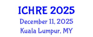 International Conference on Human Reproduction and Embryology (ICHRE) December 11, 2025 - Kuala Lumpur, Malaysia