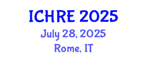 International Conference on Human Reproduction and Embryology (ICHRE) July 28, 2025 - Rome, Italy
