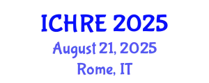 International Conference on Human Reproduction and Embryology (ICHRE) August 21, 2025 - Rome, Italy