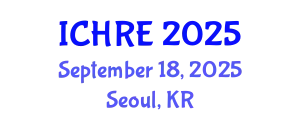 International Conference on Human Reproduction and Embryology (ICHRE) September 18, 2025 - Seoul, Republic of Korea