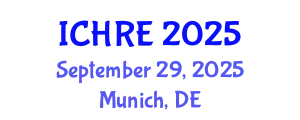 International Conference on Human Reproduction and Embryology (ICHRE) September 29, 2025 - Munich, Germany
