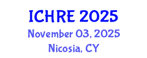 International Conference on Human Reproduction and Embryology (ICHRE) November 03, 2025 - Nicosia, Cyprus