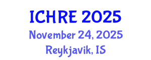 International Conference on Human Reproduction and Embryology (ICHRE) November 24, 2025 - Reykjavik, Iceland