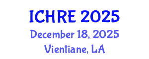 International Conference on Human Reproduction and Embryology (ICHRE) December 18, 2025 - Vientiane, Laos