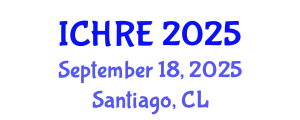 International Conference on Human Reproduction and Embryology (ICHRE) September 18, 2025 - Santiago, Chile